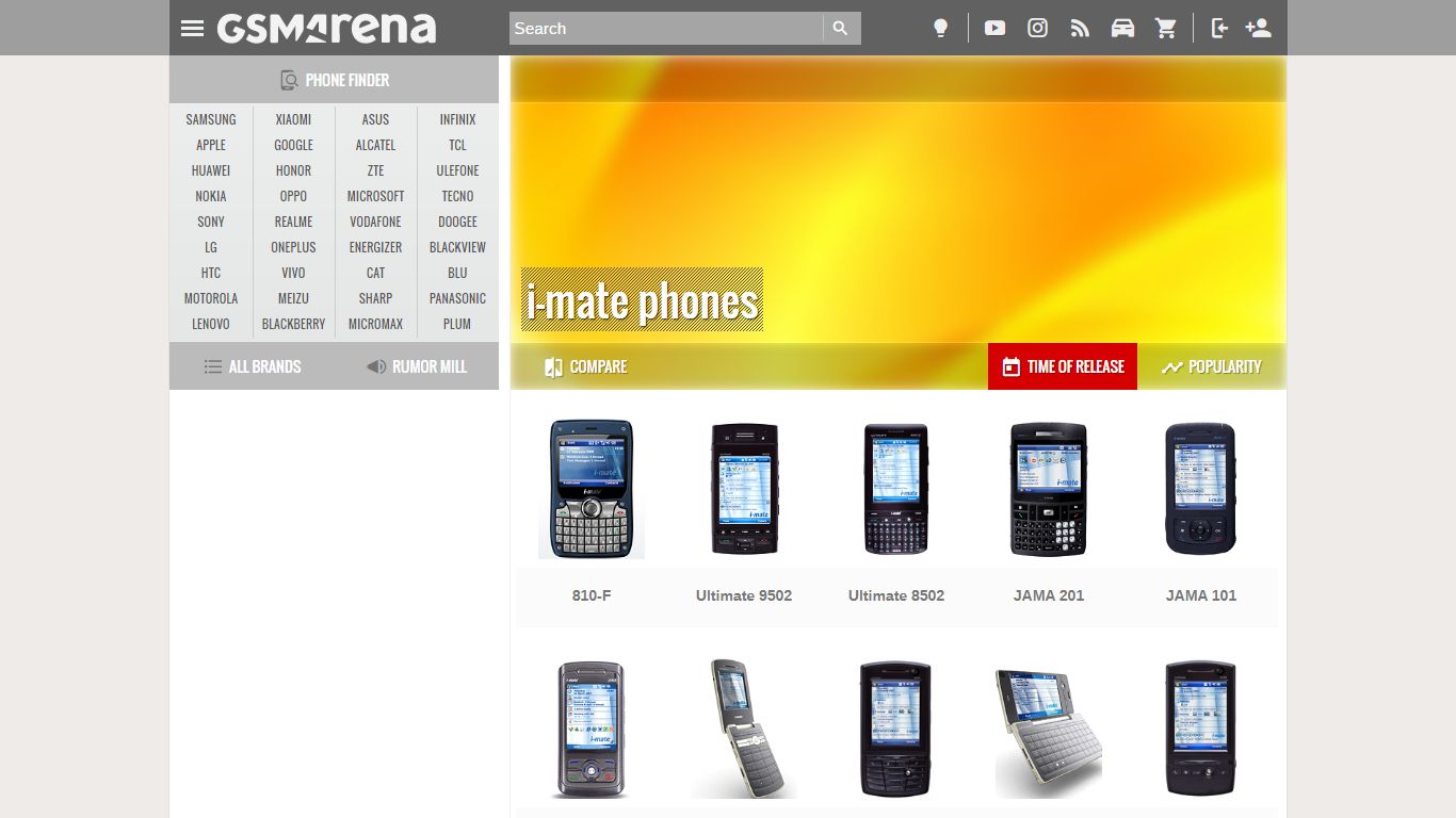 All i-mate phones - GSMArena.com