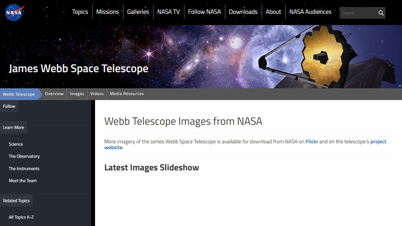 Webb Telescope Images from NASA | NASA