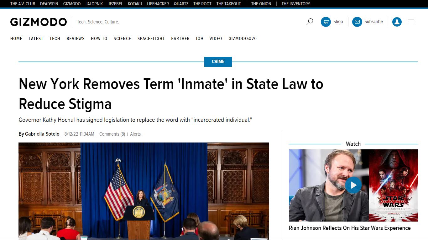 New York Removes Term 'Inmate' in State Law to Reduce Stigma